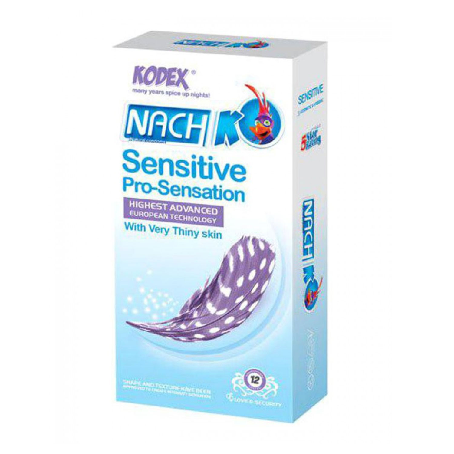  کاندوم کدکس مدل Sensitive Pro-Sensation – بسته 12 عددی