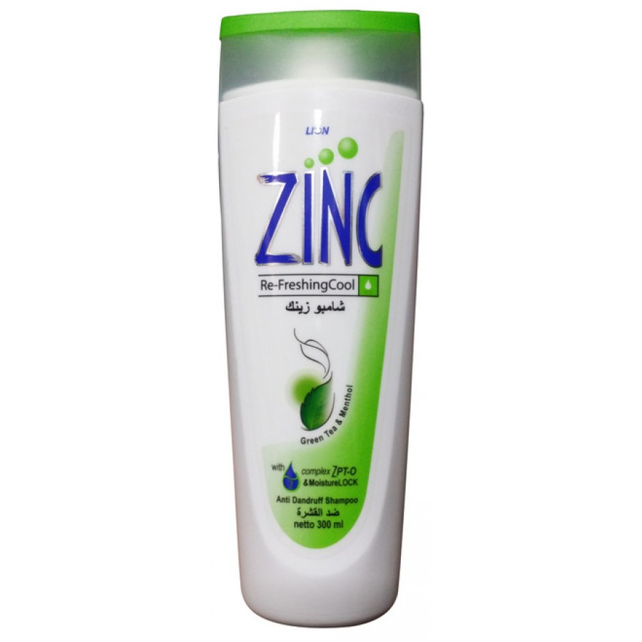 شامپو زینک Zinc مدل Re-Freshing Green  ضد شوره
