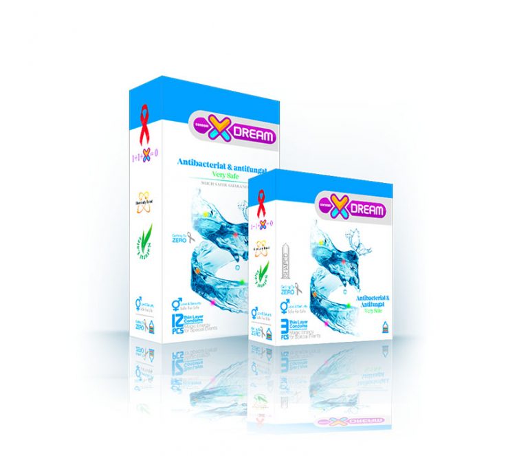 کاندوم ضدقارچ و ضدباکتری ایکس دریم