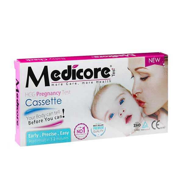 تست تشخیص سریع بارداری Baby Chek مدیکور کاستی Medicore