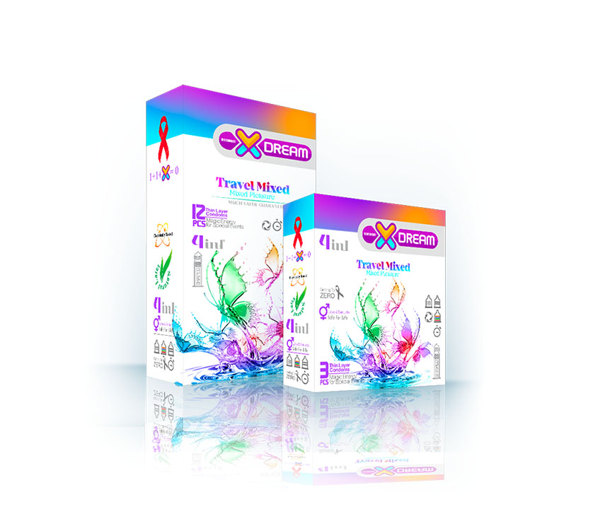 کاندوم لذت های گوناگون ایکس دریم