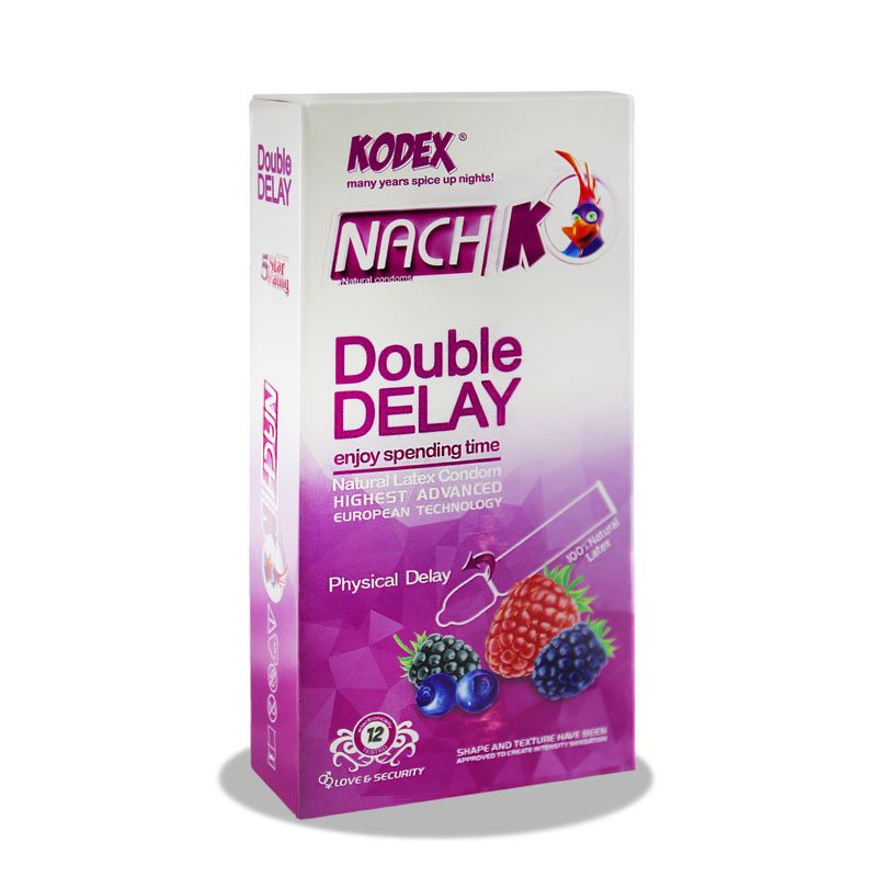 کاندوم تاخیری کدکس مدل Double Delay بسته 12 عددی